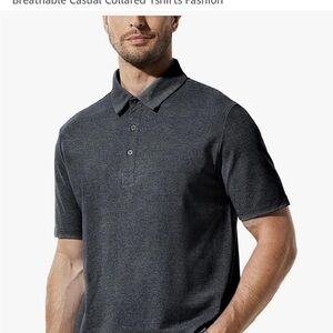 Men's Gray Mier Polo Shirt XXL